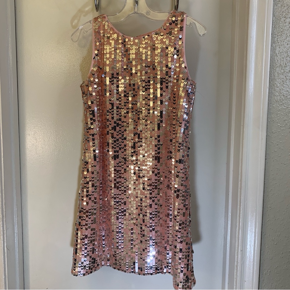 Milly Pink Sequin Kids Dress